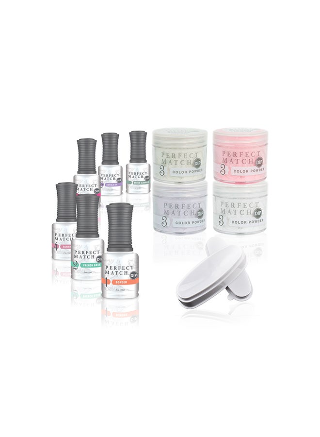 Lechat Dipping Powder Starter Kit (French Nail Dip Kit) PMDFK01 - Image 2