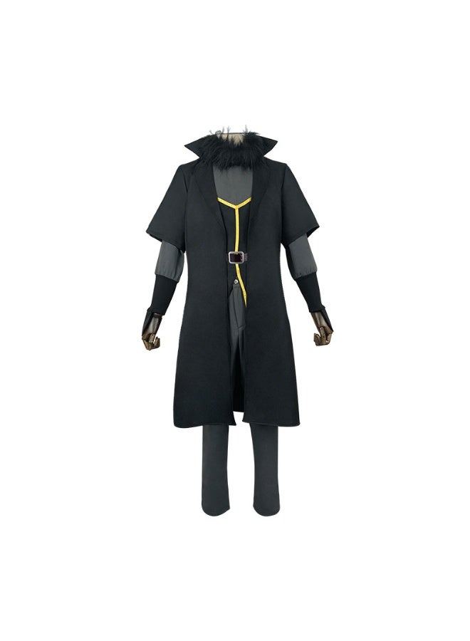 NIBEMINENT أزياء شخصيات الأنمي للهالوين، مجموعة قناع وشعر عاصفة لحفلة الكرنفال - Image 1