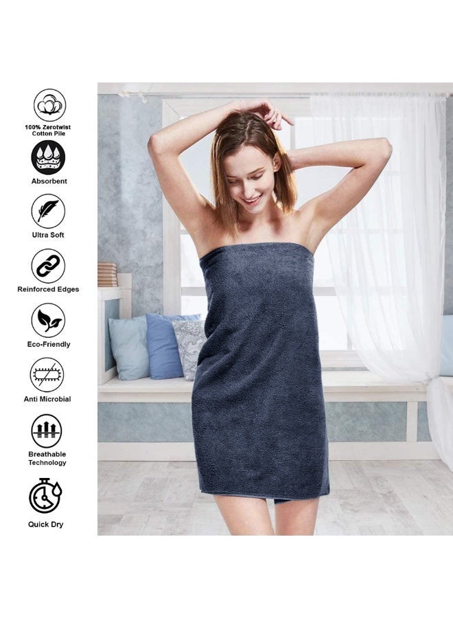 Lavish Touch Ultima 3 Pack Premium Bath Towels Set (70 x 140 cm) 100% Cotton 700 GSM, Zero Twist Bath Towel 3 colours, Highly Absorbent Quick Drying - Image 4