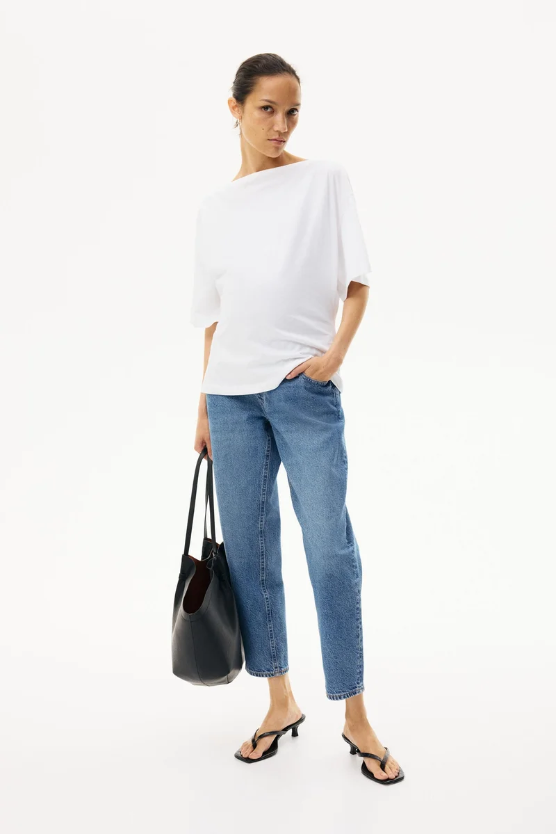 H&M MAMA Tapered jeans