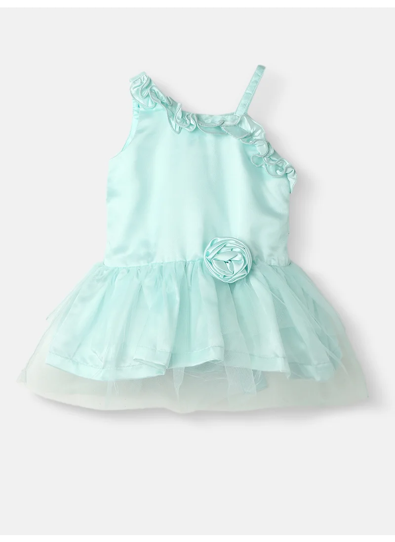 Nautinati Aqua Tulle Dress
