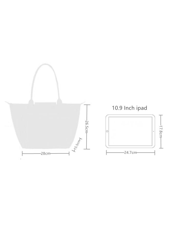 Longchamp Medium Tote Bag for Women, Foldable Bag With Zipper Shoulder Bag, Handbag for Travel, Work - Image 3