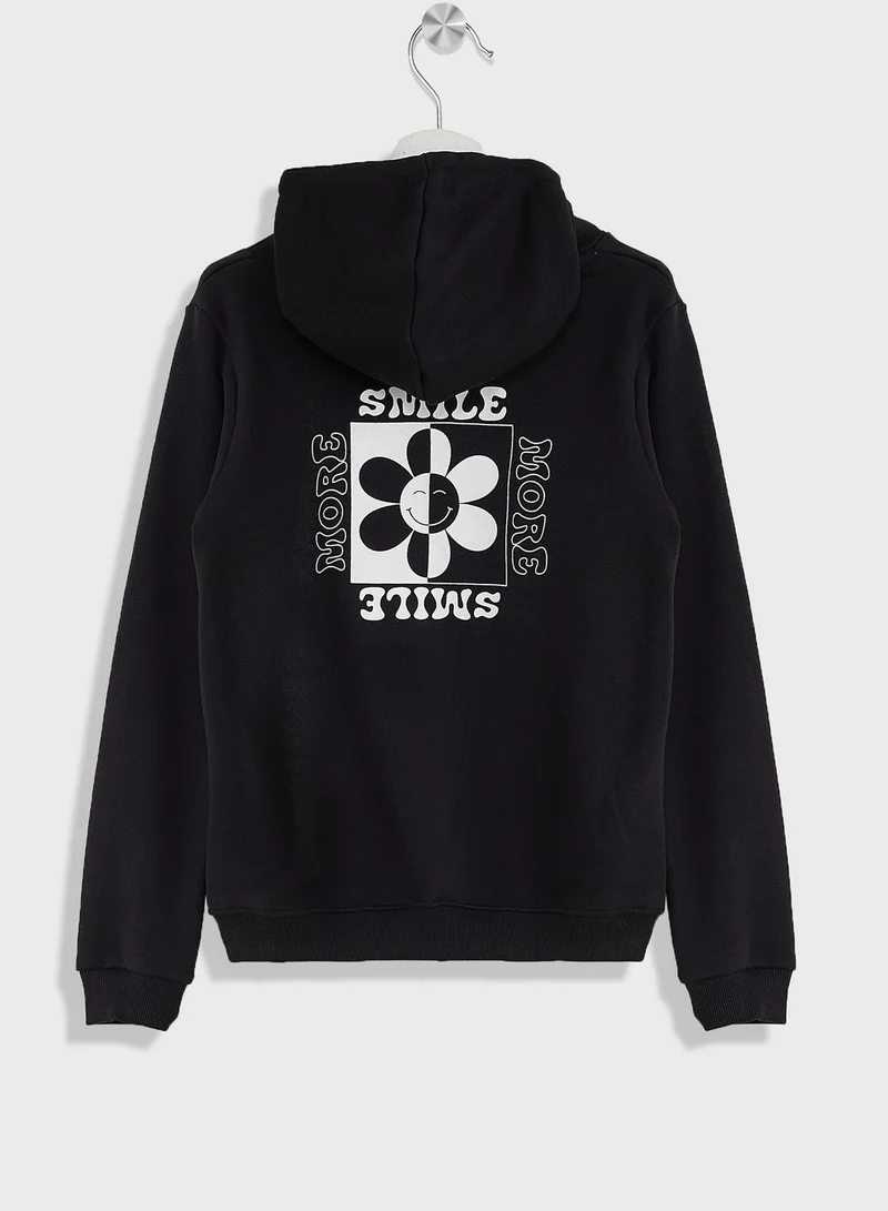 Pinata Girls Graphic Printed Hoodie And Jogger Set
