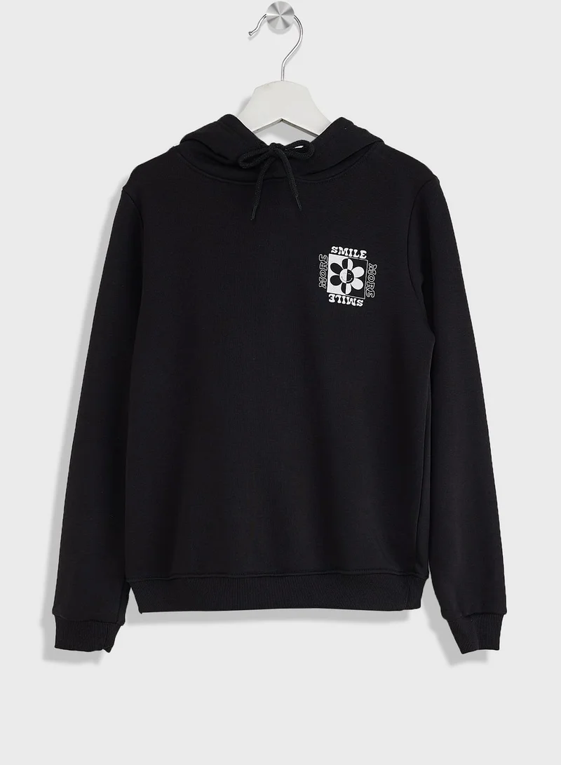 Pinata Girls Graphic Printed Hoodie And Jogger Set