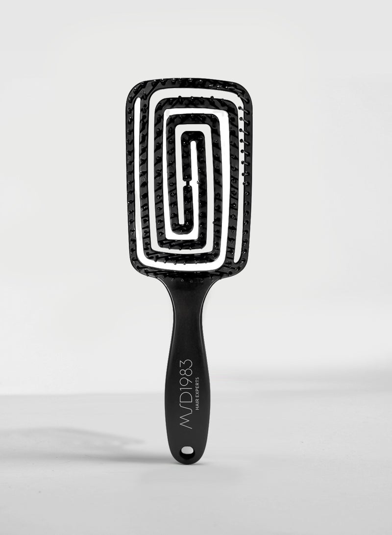 MSD1983 Ventilated Detangling Hair Brush – Airflow design for faster styling, lightweight - Image 2