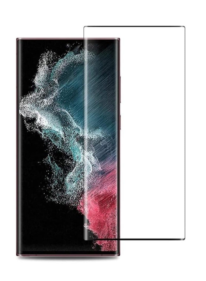 DUSALA Samsung Galaxy S22 Ultra 5G Screen Protector Tempered Glass 3D Curved Edge High Definition Anti Scratch 9H Hardness Bubble Free Case Friendly Screen Protector for Samsung Galaxy S22 Ultra 5G - Image 1