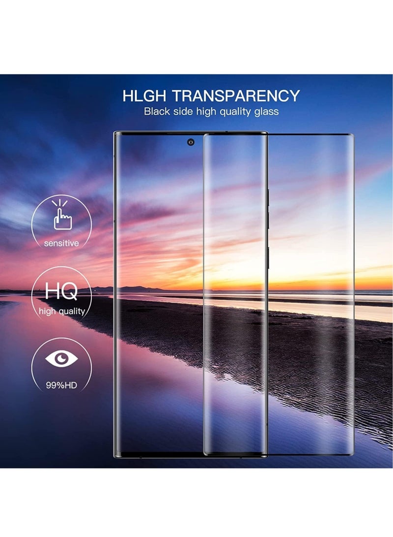 DUSALA Samsung Galaxy S22 Ultra 5G Screen Protector Tempered Glass 3D Curved Edge High Definition Anti Scratch 9H Hardness Bubble Free Case Friendly Screen Protector for Samsung Galaxy S22 Ultra 5G - Image 5