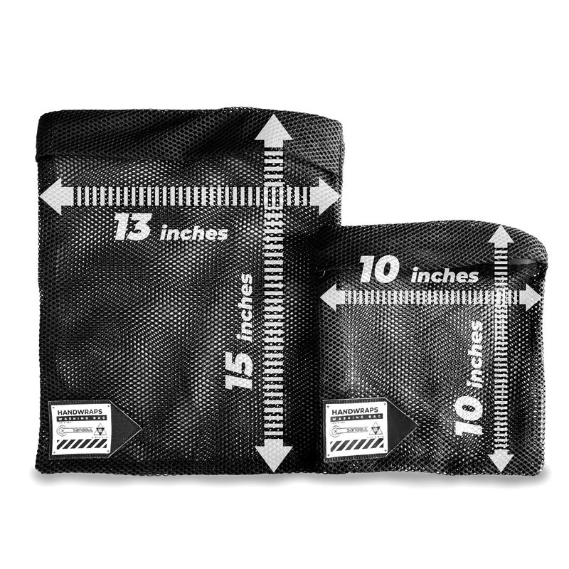 Sanabul Handwrap Laundry Bag Mesh Boxing Glove Hand Wrap Wash Bag with Zipper- Black , Large - Image 5