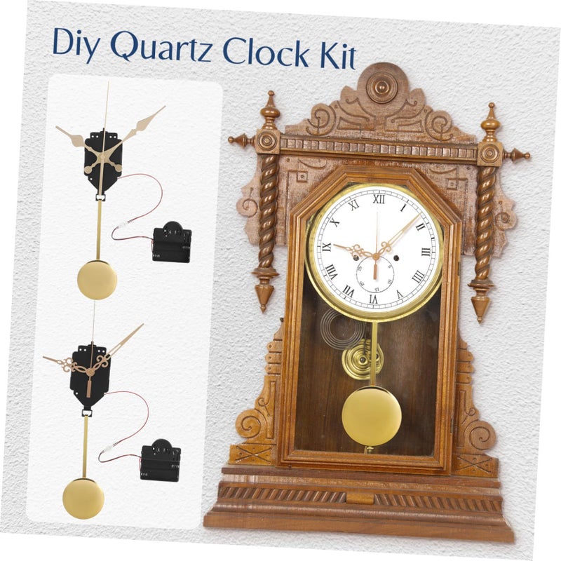 DIY Quartz Clock Movement Kit Pendulum Mechanism Easy Install Wall Decor - Image 5