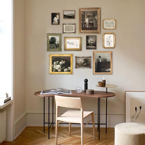 KBKBART Vintage Wall Art Prints, French Country Wall Decor Retro Countryside Landscape Canvas Painting, Classical Vintage Prints, Rustic Farmhouse Wall Art for Bathroom, Bedroom Living Room-UNFRAMED - Image 5