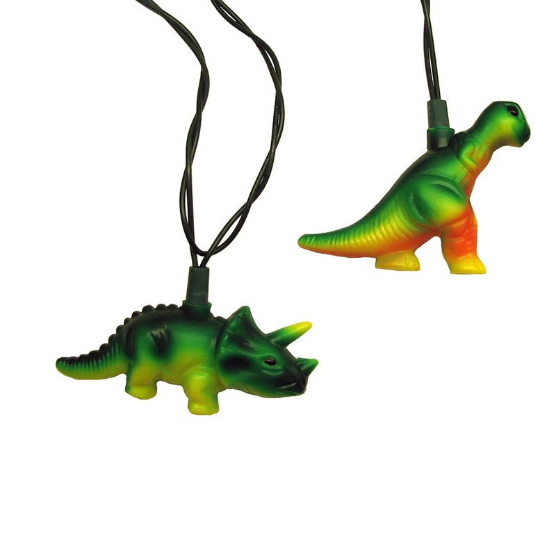 Kurt S. Adler Kurt Adler UL 10Light TRex and Styracosaurus Light Set 