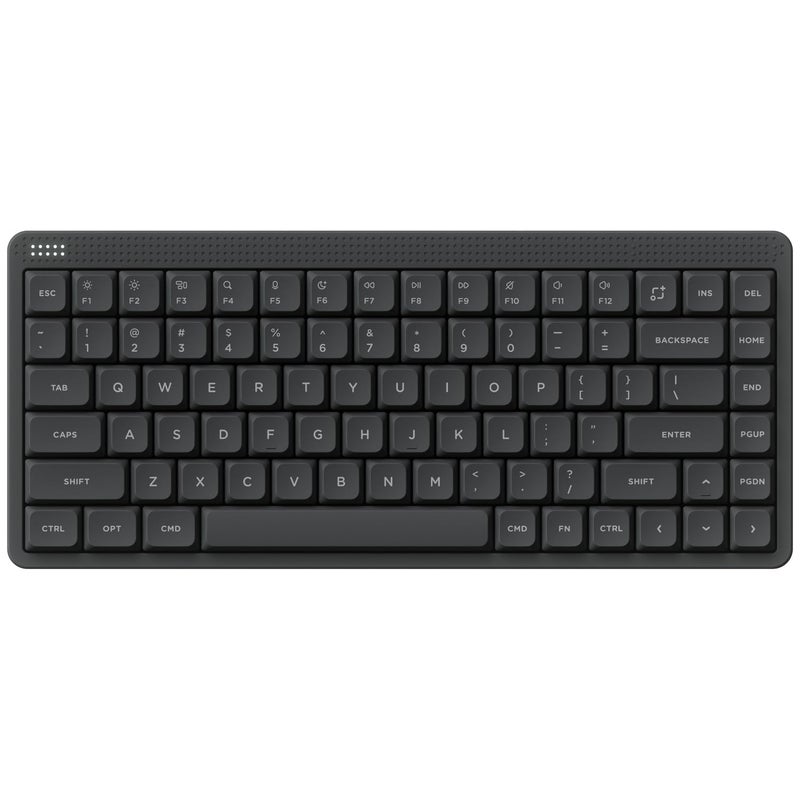nuphy Node75 Wireless Mechanical Keyboard, 75% Hot Swappable Custom Low Profile Keyboard, 84 Keys Computer Gaming Keyboards, Supports Touch Gestures, PBT Keycaps, RGB Backlit, Bluetooth/2.4GHz/USB-C - Image 1