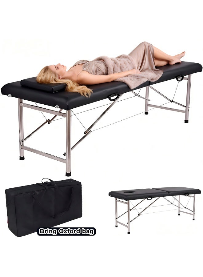 ZUIHAO Portable Massage Bed Lash Bed Facial Table SPA Beds Salon Tattoo Esthetician Bed with Carrying Bag for Shop & Home - Image 1