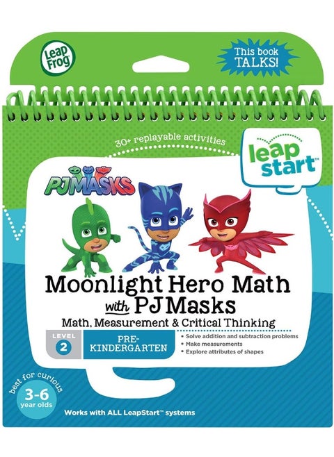 Leapstart Moonlight Hero With Pj Masks, Interactive Learning Book With Fun Pj Masks Adventures, Teaches Problem-Solving And Early Learning, Perfect For Preschoolers Aged 3–6 Years