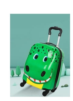 Generic Kids Luggage Travel Suitcase Children's Carry on Luggage 18" Cartoon Rolling Trolley Case Ride-on Wheeled Suitcase for Children Toddlers Boys Girls  - Image 3