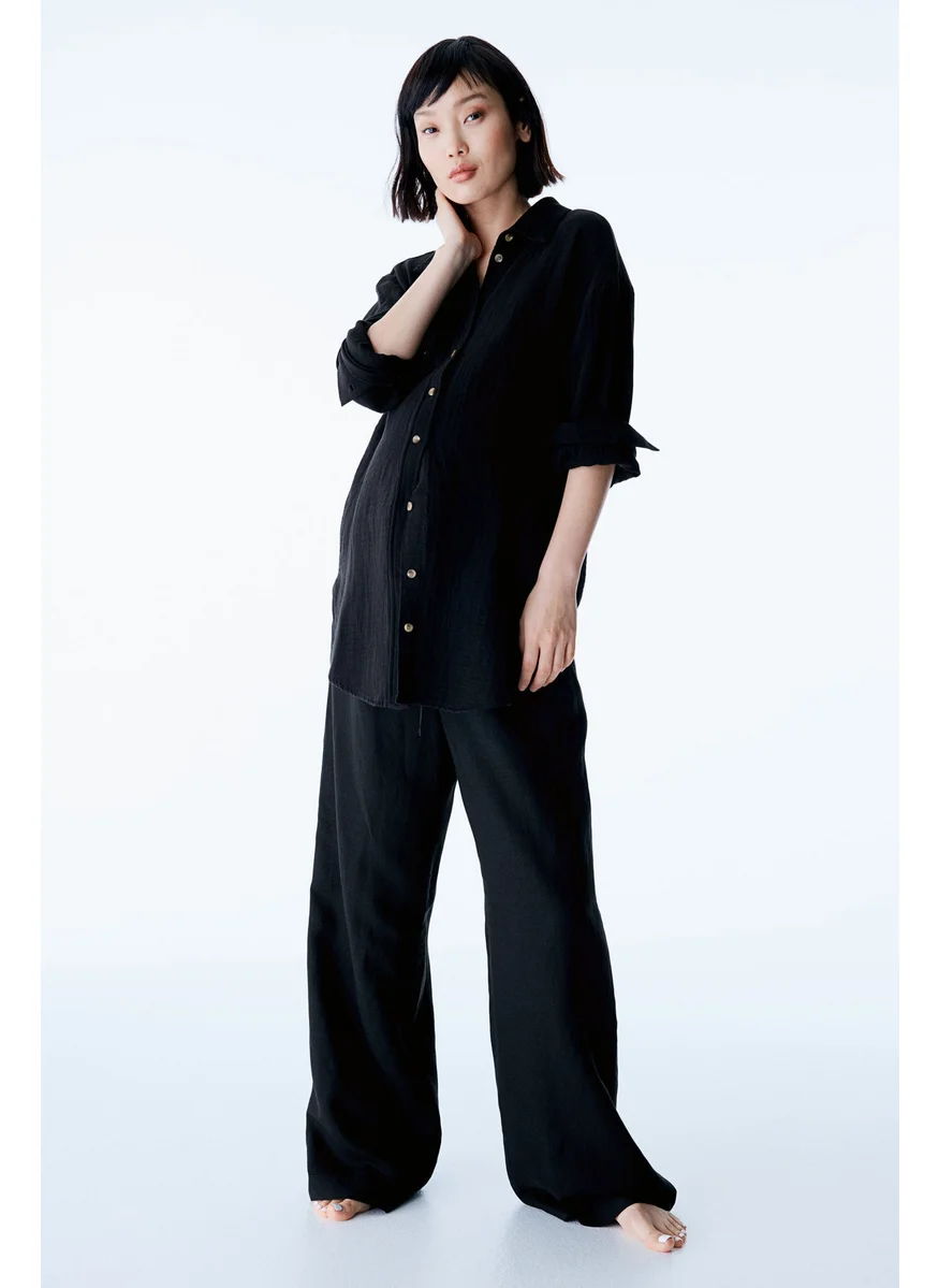 H&M Mama Before & After Muslin Shirt