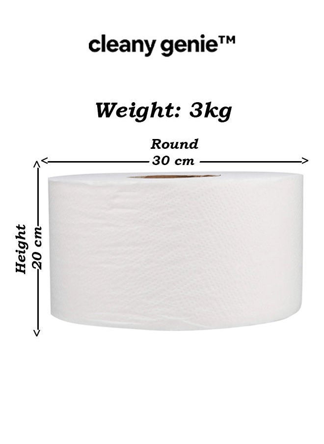 cleany genie Multi-Purpose Large Maxi Roll Embossed Tissue Paper 3kg  - Image 2