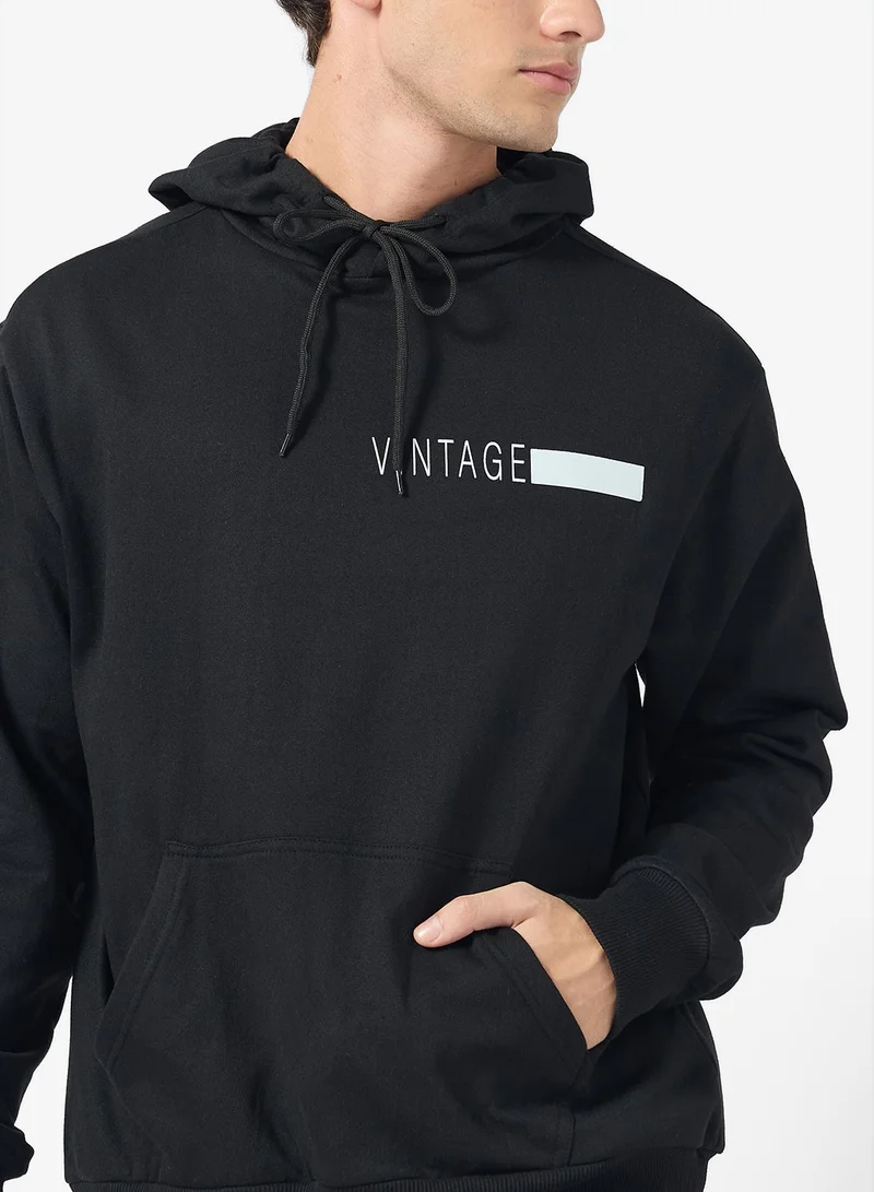 Seventy Five Basics  Oversized Zip Through Hoodie for Men | Best Price UAE