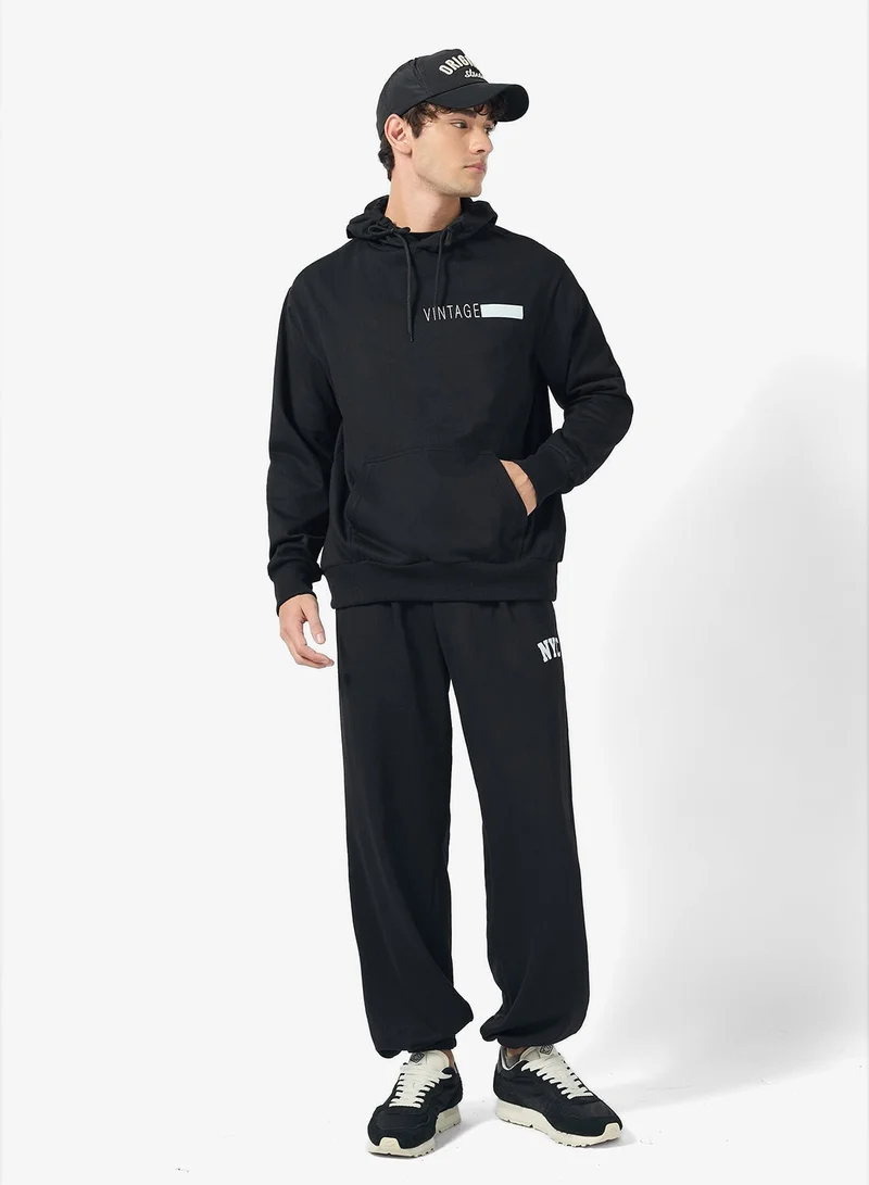 Seventy Five Basics  Oversized Zip Through Hoodie for Men | Best Price UAE