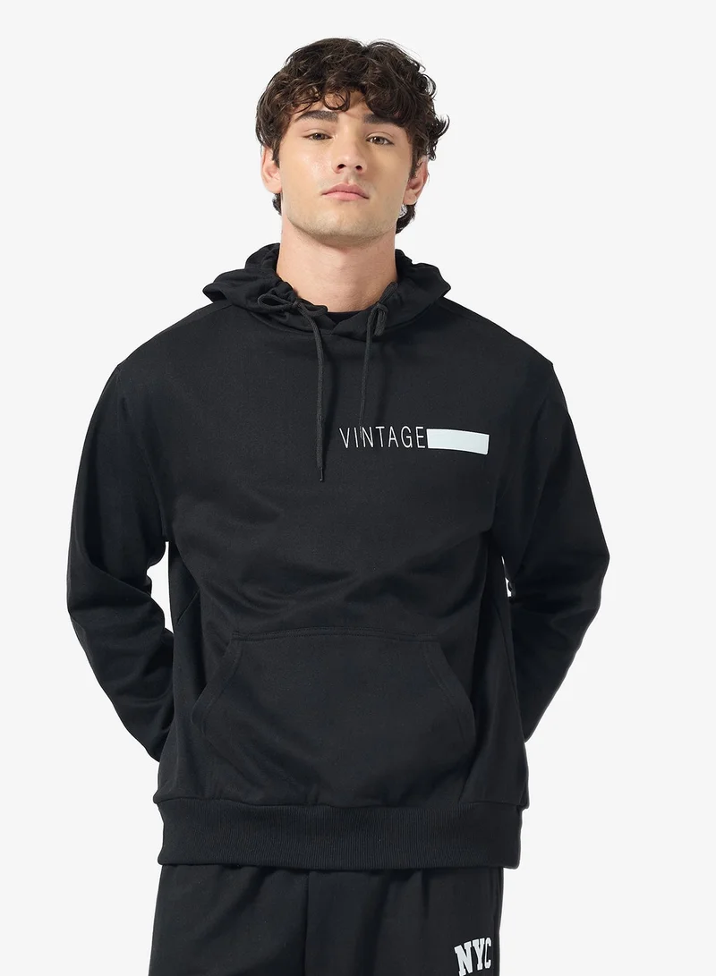 Seventy Five Basics Oversized Zip Through Hoodie