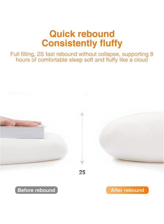 HOMESTAR Pregnancy Pillows for Sleeping, Soft Pregnancy Pillow Side Sleeper with Detachable and Adjustable Pillow Cover, Maternity Body Pillow for Pregnancy Belly/Back Support (Grey) - Image 4