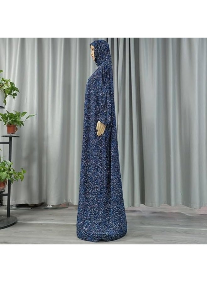 AMYAE One Piece Islamic Prayer Dress Women with Long Sleeve Hooded Style- Prayer Clothes for Women - Namaz Prayer Dress Abaya For women - Jilbab, Umrah essentials for women - Prayer set Salah Dress, Comfortable Wear Multicolor Color - Image 5