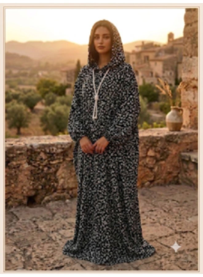 AMYAE One Piece Islamic Prayer Dress Women with Long Sleeve Hooded Style- Prayer Clothes for Women - Namaz Prayer Dress Abaya For women - Jilbab, Umrah essentials for women - Prayer set Salah Dress, Comfortable Wear Multicolor Color - Image 1