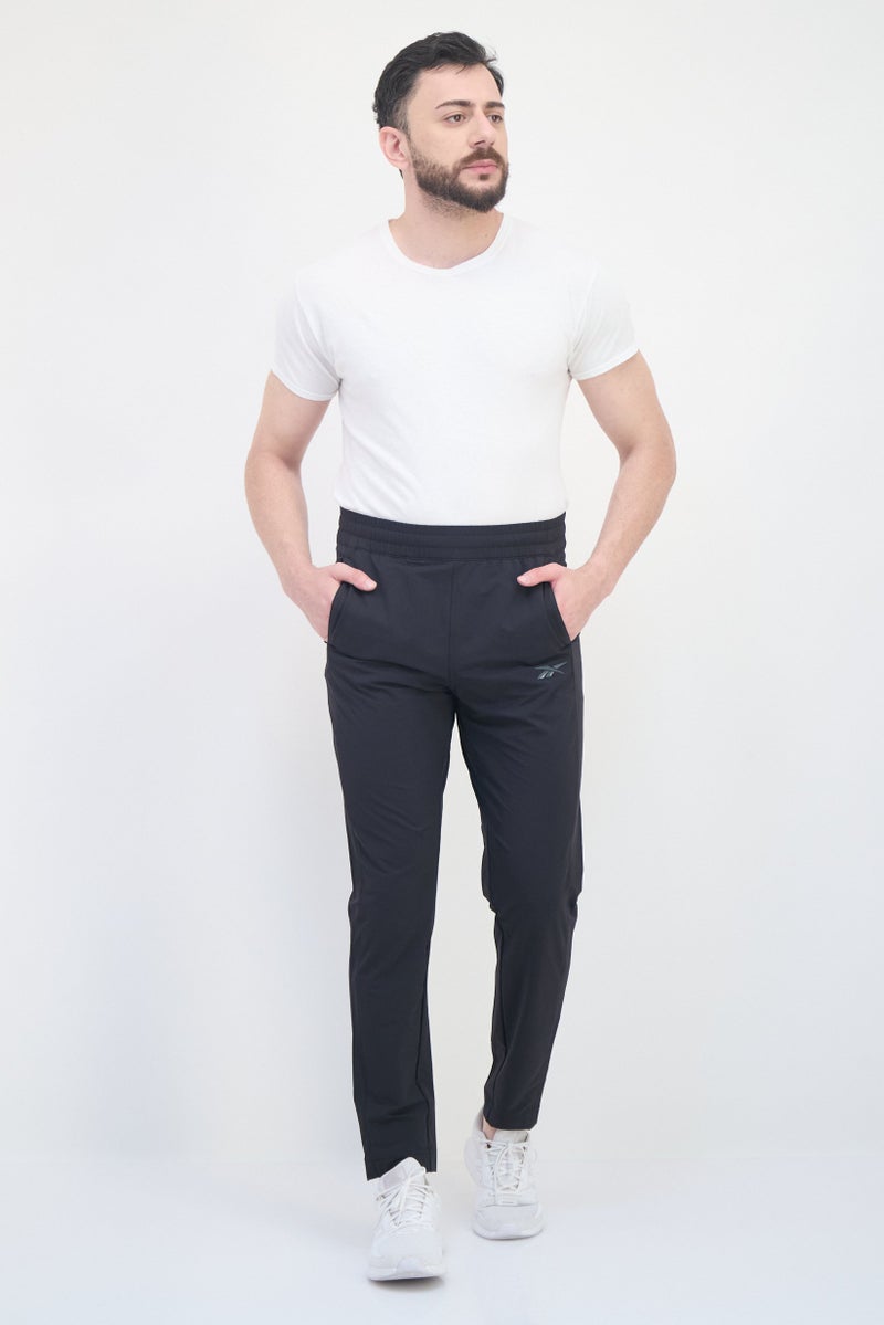 Reebok Men Sportswear Fit Training Track Pants, Black  - Image 4
