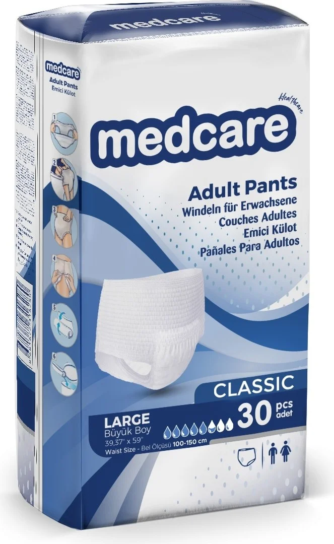 ميدكير Absorbent Panties Large (Big Size) 90 Pieces