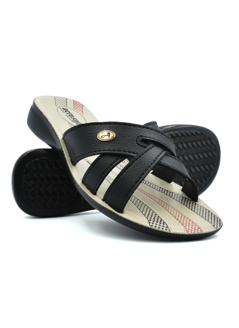 aerosoft Aerosoft C2011  Black Ladies Slippers  - Image 2