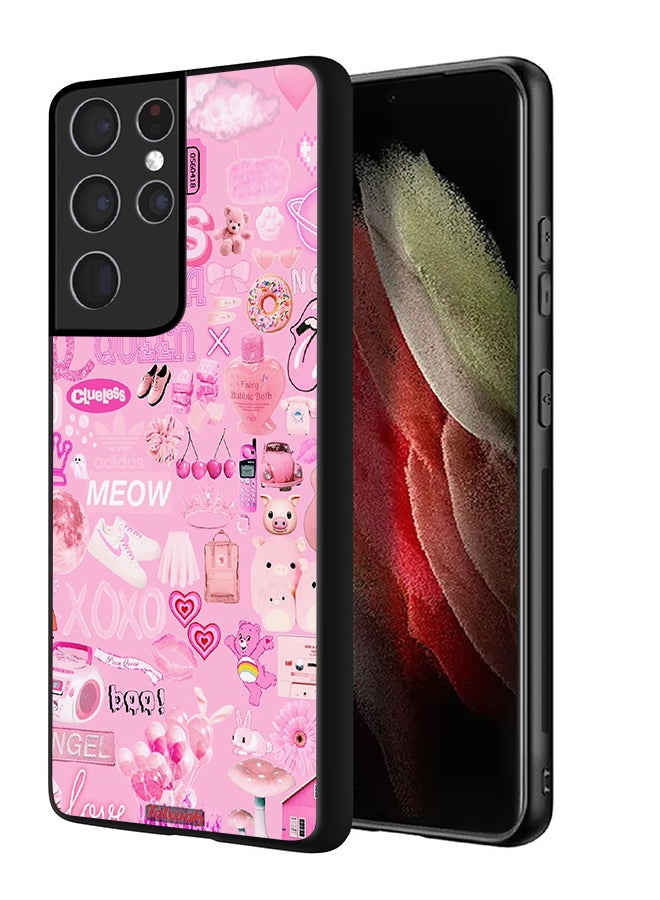 Tolwak Samsung Galaxy S21 Ultra 5G Protective Case Cover Girls Drama Queen - Image 1
