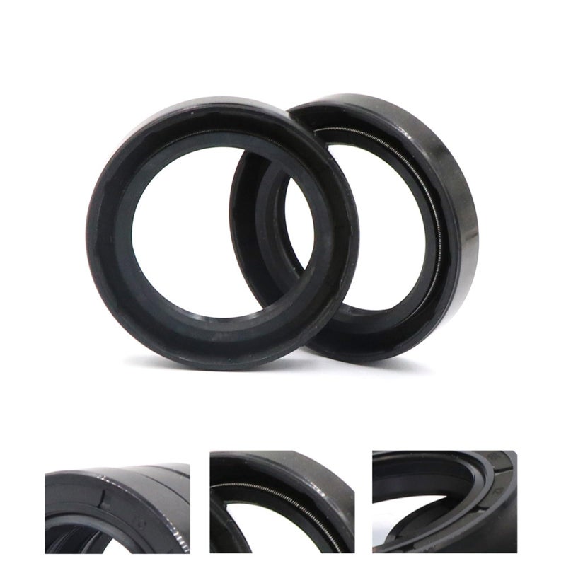 12x30x10mm خواتم مانع تسرب الزيت ذات الشفة المزدوجة من NBR 5 قطع لإعادة بناء الأسطوانة الهيدروليكية - Image 3