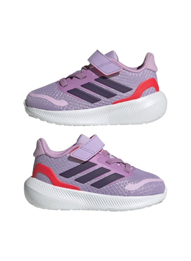 Adidas Runfalcon 5 El I Purple Running Shoes For Infant 3K - Image 1