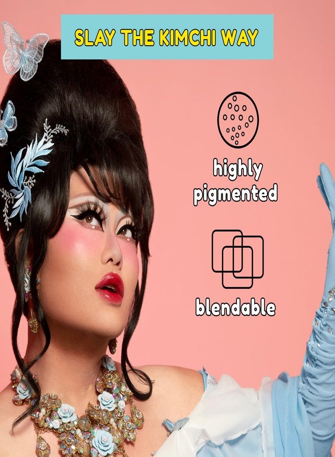 Kimchi Chic Twenty Five Eyeshadow Palette - 25 Shimmer & Matte Shades for Day to Night Looks, Cruelty Free & Vegan Send Me Nude'Les 0.5 oz - Image 3