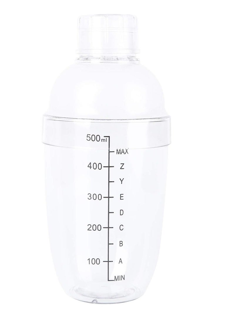 HOMESTAR Coffee Transparent Shaker 530ML - Image 2
