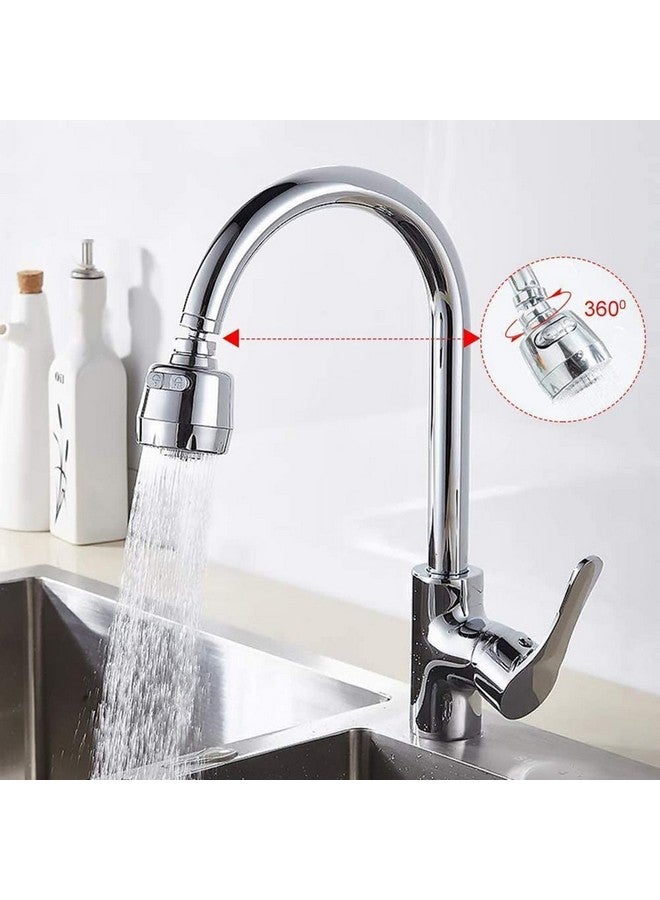 OLWICK® 1 Pcs 360° Swivel Faucet Extender, Adjustable Faucet Aerator Splash-Proof Faucet Splash Head for Bathroom Kitchen Tap Nozzle Filter,Double Mode Water Saving Faucet Extender (Short) - Image 4