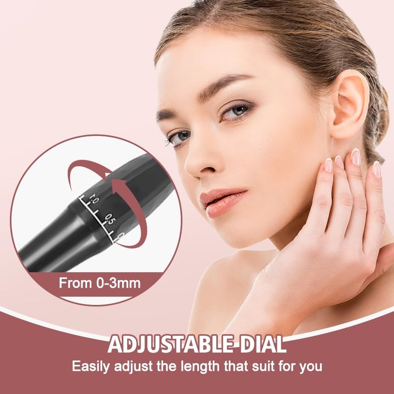 Kueh Original Derma Stamp Beauty Tool - Professional Adjustable Derma Pen for Men and Women - Best Derma Roller Alternative (Black) - Image 5
