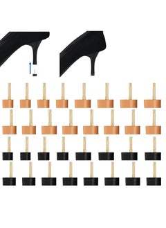 16 Pairs High Heel Replacement Tips Women Shoes Heel Repair Kit Dowels Shoe Heel Repair Pins Non Slip Heel Caps for Women, 8-12.5 mm