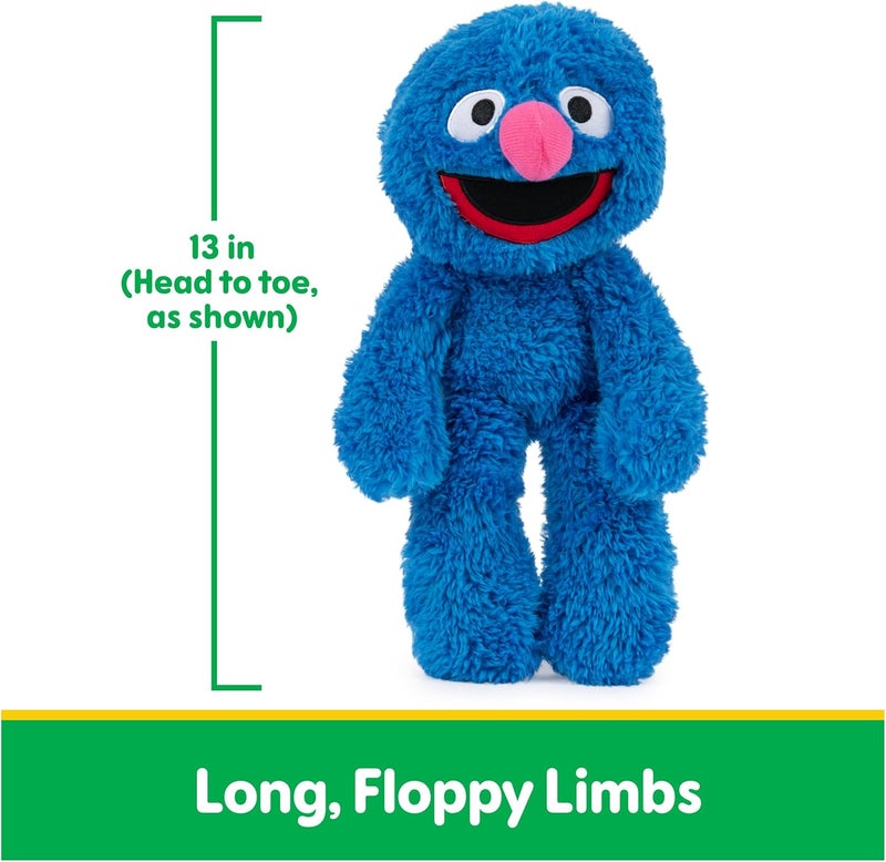 GUND Sesame Street Fuzzy Buddy Grover Plush Stuffed Animal, Blue - Image 3
