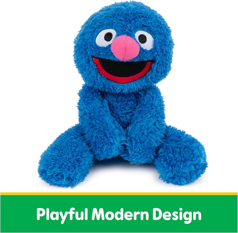GUND Sesame Street Fuzzy Buddy Grover Plush Stuffed Animal, Blue - Image 2