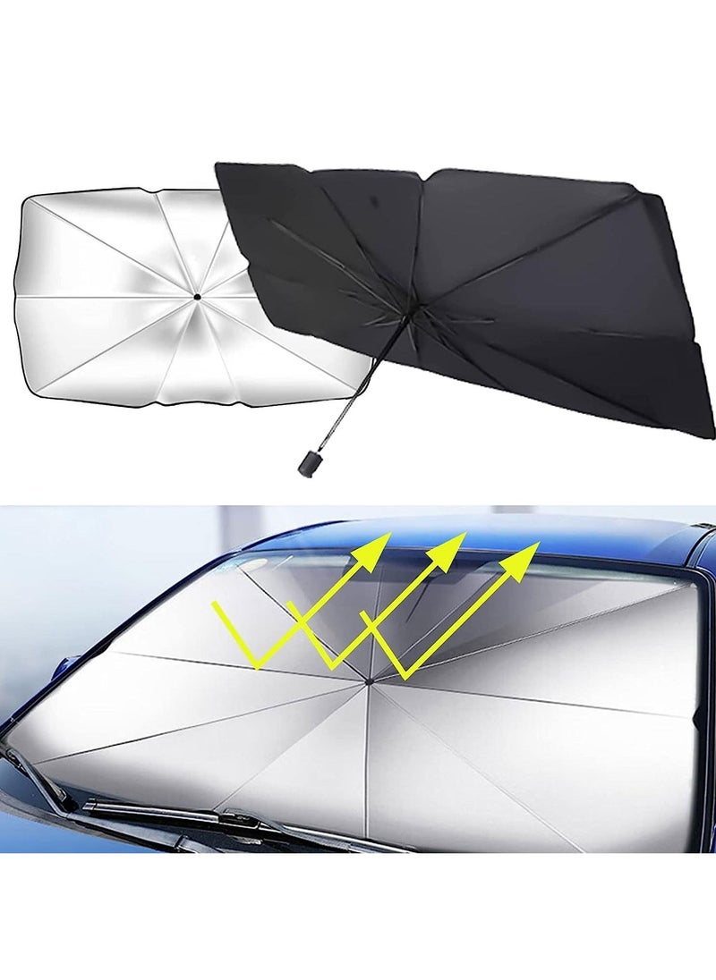 DubaiGallery - Car Windshield Sun Shade for Chevrolet Captiva Front Windshield Umbrella Blocks UV Rays Sun Visor Protector Foldable - Image 1