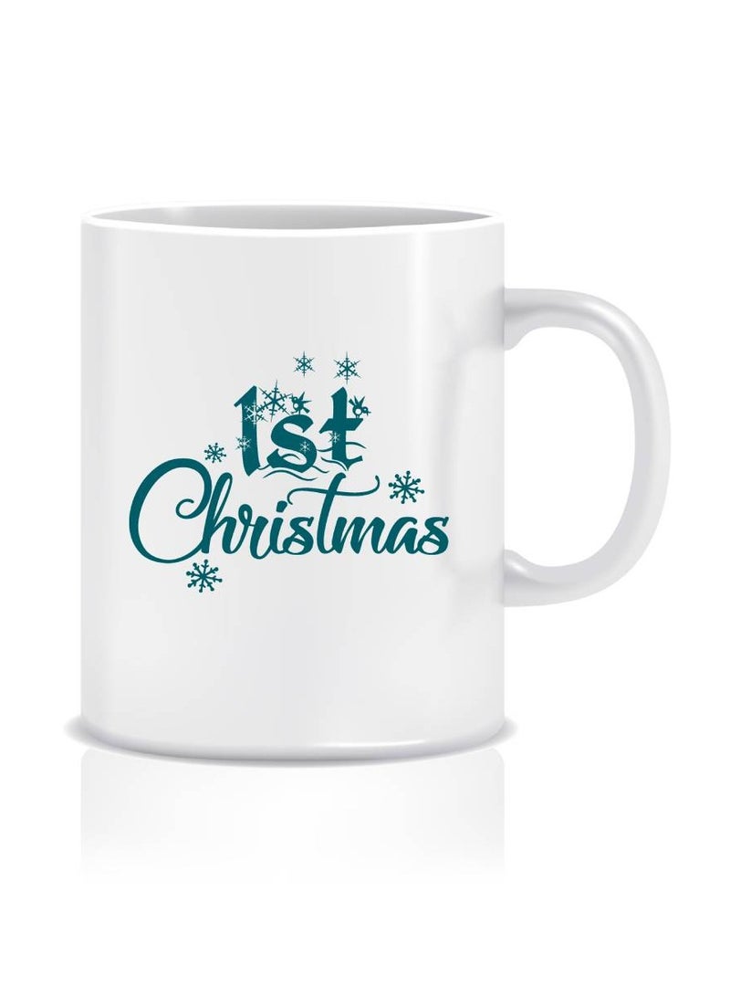 LIT First Christmas White Coffee Mug