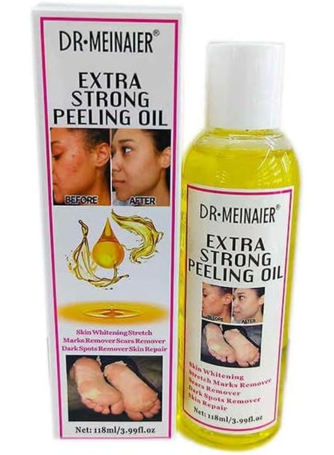 Dr. Meinaier Strong Peeling Oil for Face and Body, Moisturizes Dry Skin and Professional Protection for Body, 118ml - Image 1