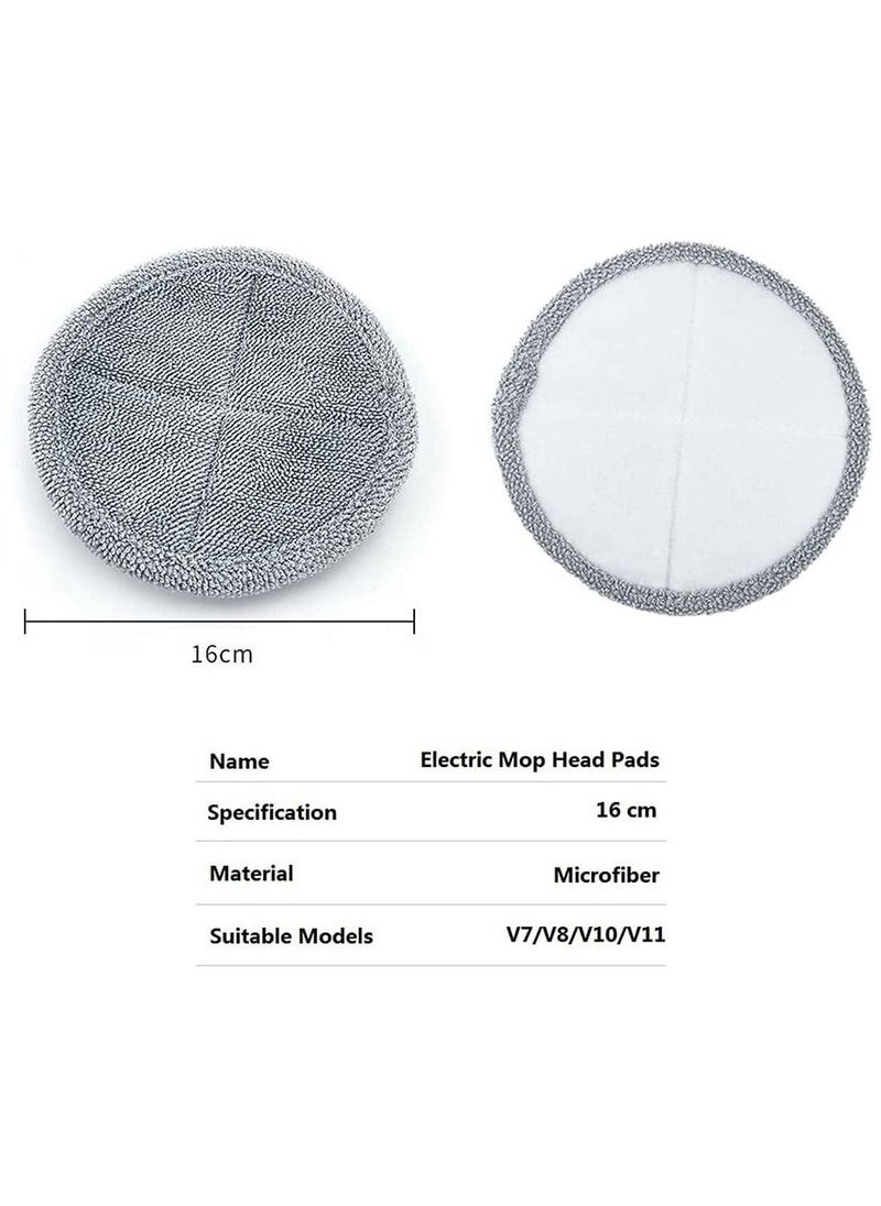 HOFEESEA 4-Piece Microfiber Mop Head Pads Compatible with Dyson V7 V8 V10 V11  - Image 2