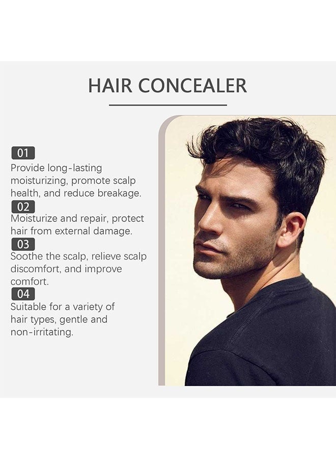 East Moon Hair Concealer,Hair Concealer for Men,Root Cover Up,Concealer for Hair,Hair Fillup Hair Concealer,Hair Fibers for Men,Easily Cover Loose Hair and Show Hair Volume 50g - Image 5