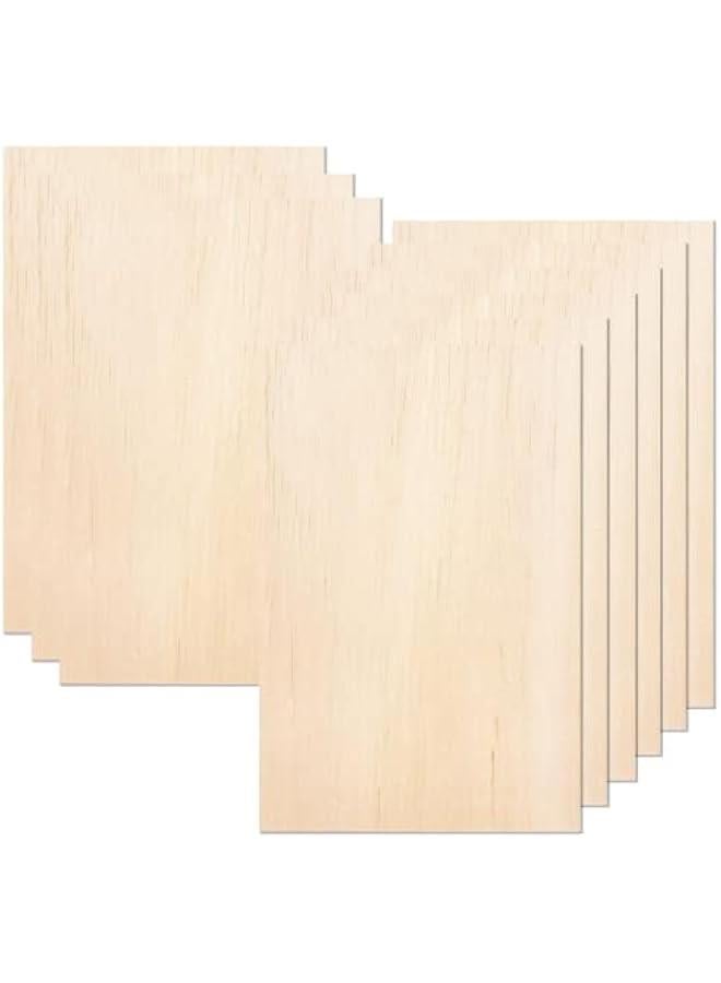 Arabest 20 Pcs Wood Sheets,Unfinished Balsa Wood Sheets for Crafts DIY Thin Woodsheet for Wooden DIY Ornaments,Scrabble Tiles,House Aircraft Ship Boat,School Projects(150x100x2mm) - Image 1