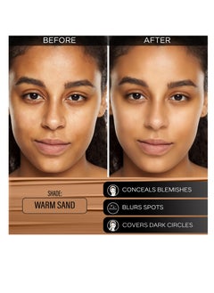 Faces Canada FACES CANADA All Day Hydra Matte Foundation Mini 3 in-1 Foundation Moisturizer 24 HR Aloe Hydration and Vitamin C 10HR Long Wear  Medium to High Buildable Coverage  Rose Ivory 15ml  - Image 2