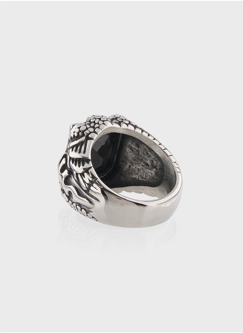 Seventy Five Black Stone Ring  - Image 3