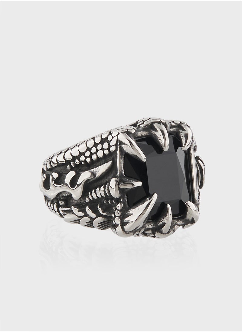 Seventy Five Black Stone Ring  - Image 4