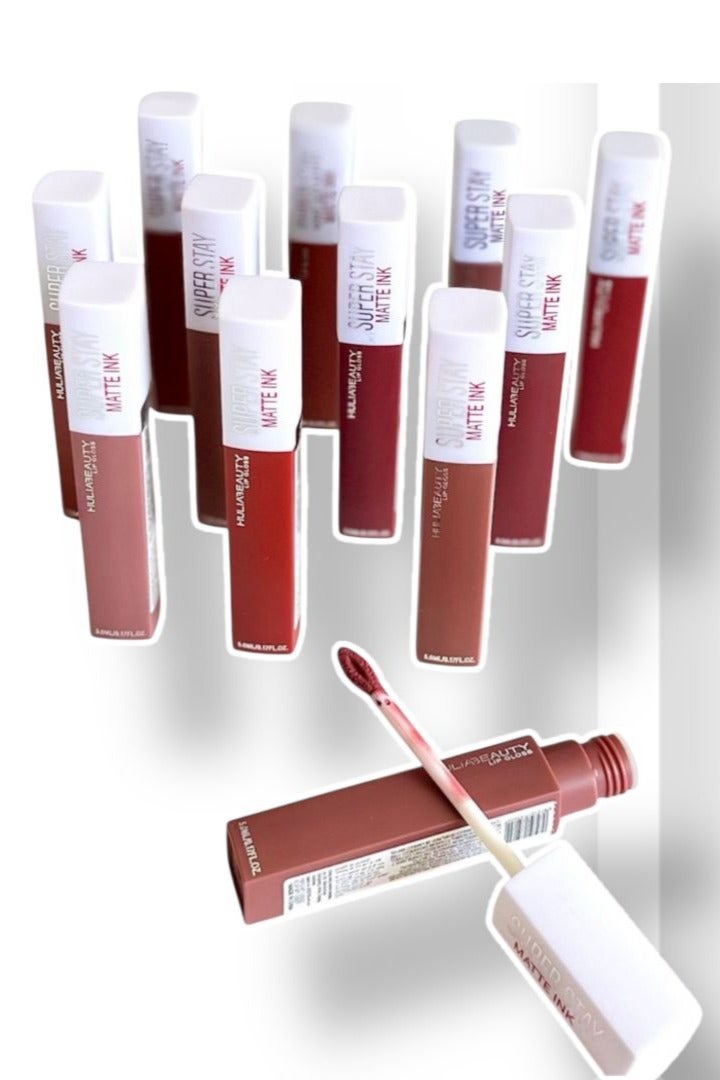 هوليا بيوتي أحمر شفاه ثابت – مجموعة 12 لون ألوان غنية وثبات يدوم طوال اليوم - Image 3